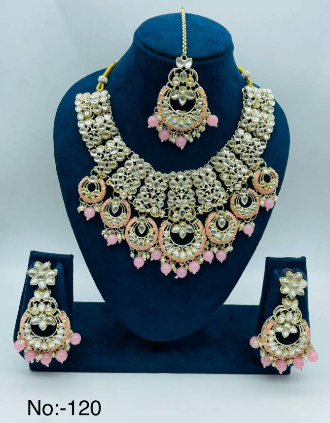 Diamond Necklace Kundan Bridal Jewellery Catalog
